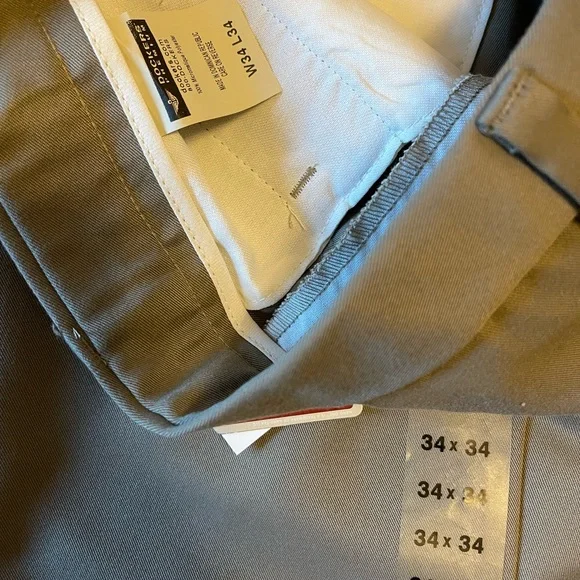 DOCKERS Mens Casual Dress Pants, sz 34/34 - Picture 2 of 4